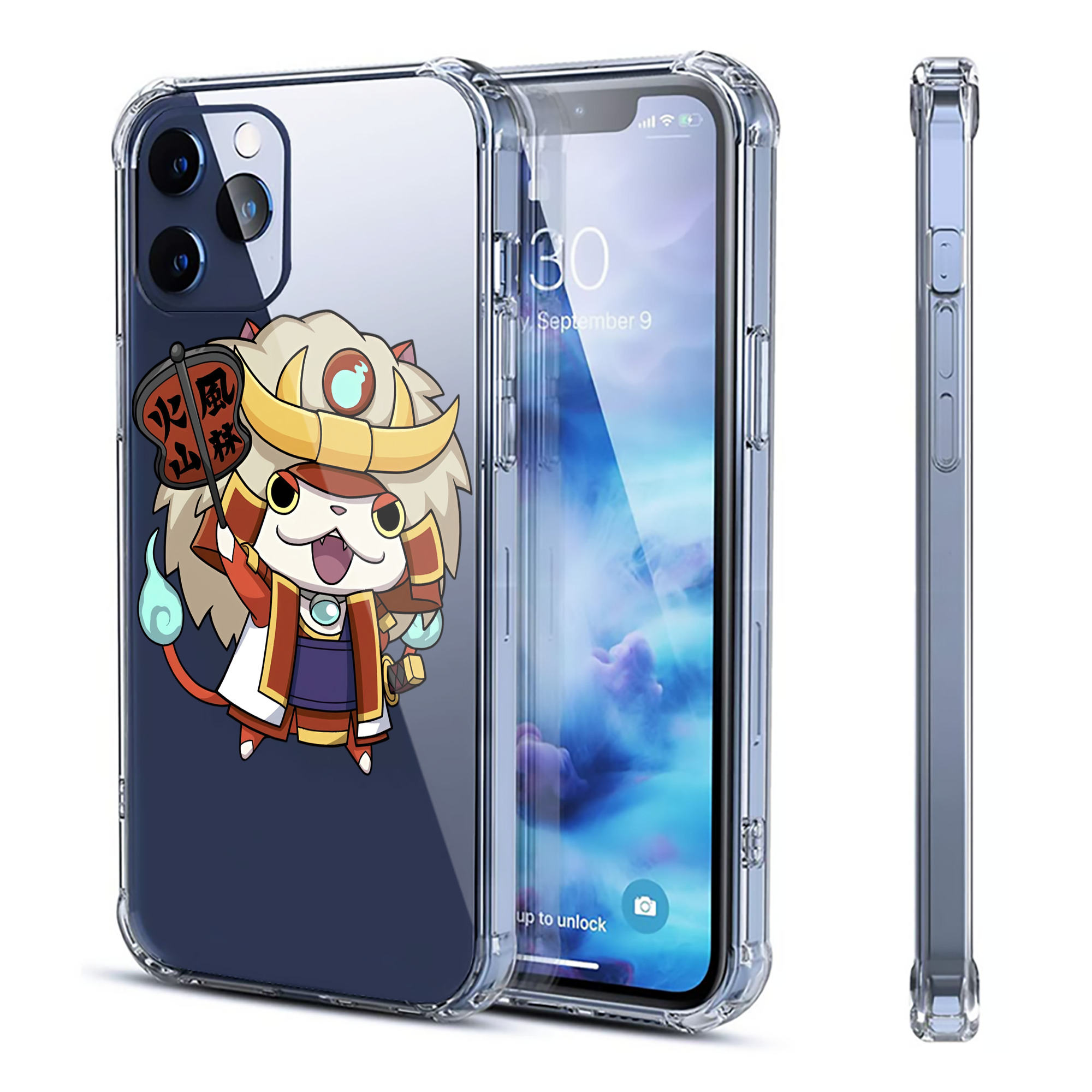 （画像用） 妖怪ウォッチ Yo-kai Watch 【iPhone 12シリーズ対応】透明スマホケース（クリアソフトケース）